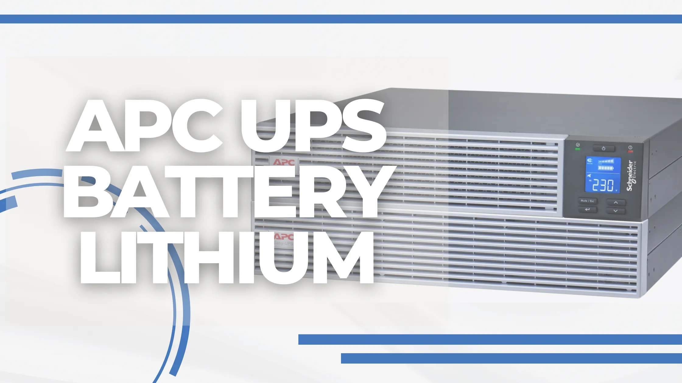 APC UPS Battery Lithium | แบตเตอรี่ลิเธียมใช้งานยาวนาน 1 APC UPS Battery Lithium