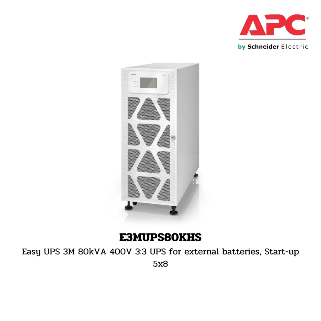 ทำความรู้จักกับ APC Easy UPS 3L กับ 3M และ 3S: พลังสำรองไฟฟ้า 3 เฟส ขนาดกะทัดรัด เพื่อ “ความต่อเนื่องทางธุรกิจ” 3 E3MUPS80KHS