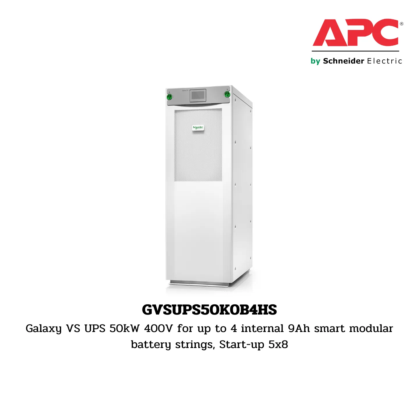 เครื่องสำรองไฟ APC GVSUPS50K0B4HS รุ่น Galaxy VS UPS 2 GVSUPS50K0B4HS