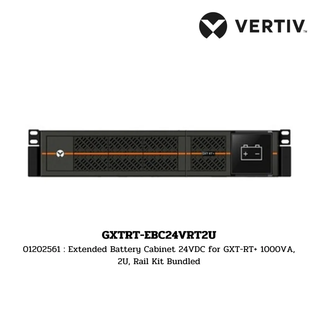Vertiv Battery Pack แบตเตอรี่สำรองประสิทธิภาพสูงสำหรับ UPS ซีรีส์ GXE3, GXT RT+ และ GXT5 7 GXTRT-EBC24VRT2U