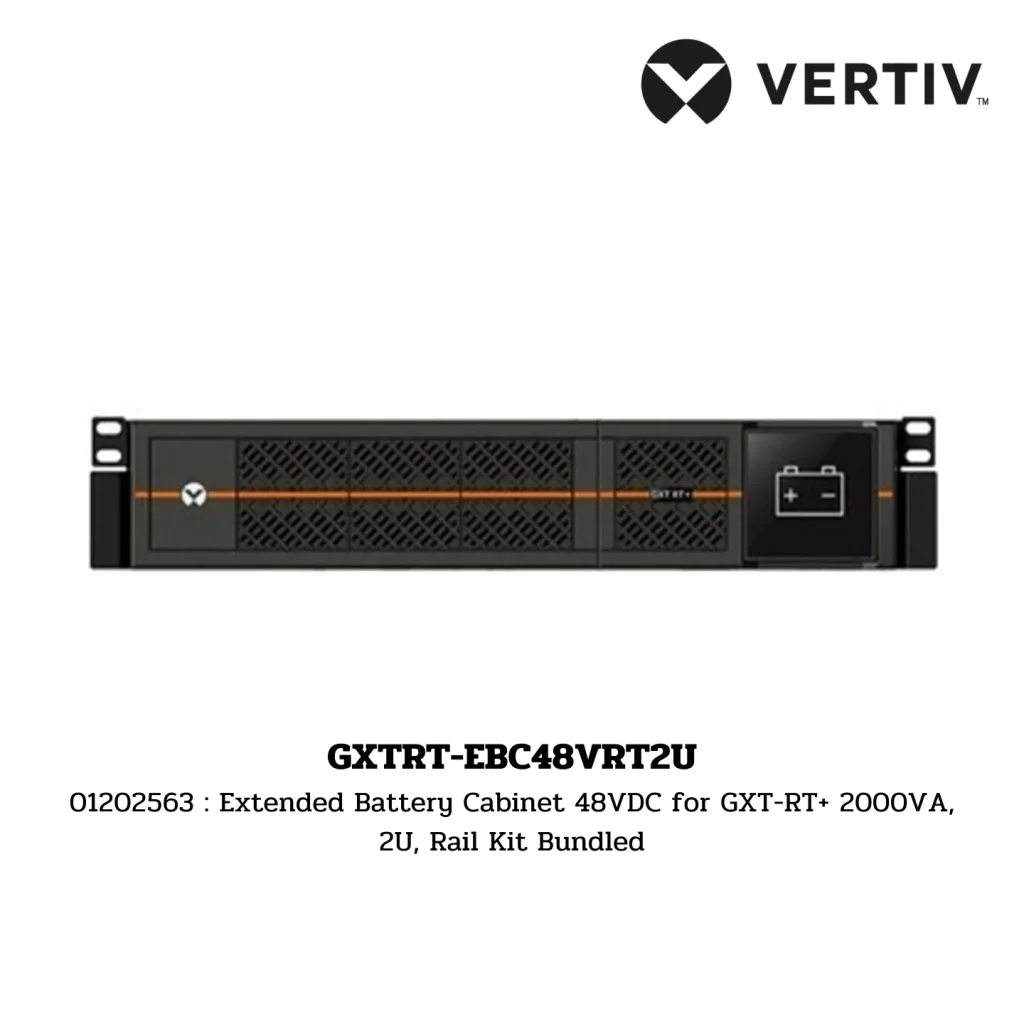 Vertiv Battery Pack แบตเตอรี่สำรองประสิทธิภาพสูงสำหรับ UPS ซีรีส์ GXE3, GXT RT+ และ GXT5 9 GXTRT-EBC48VRT2U