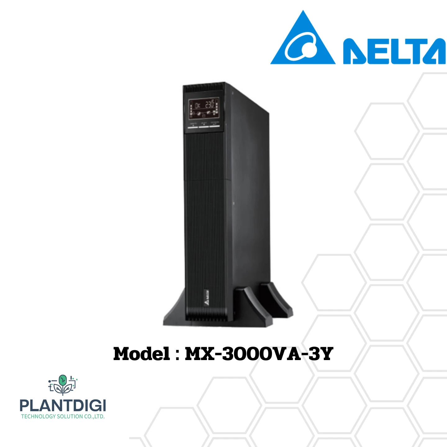 เครื่องสำรองไฟ Delta MX-3000VA-3Y MX Series 3kVA UPS 1 MX-3000VA-3Y