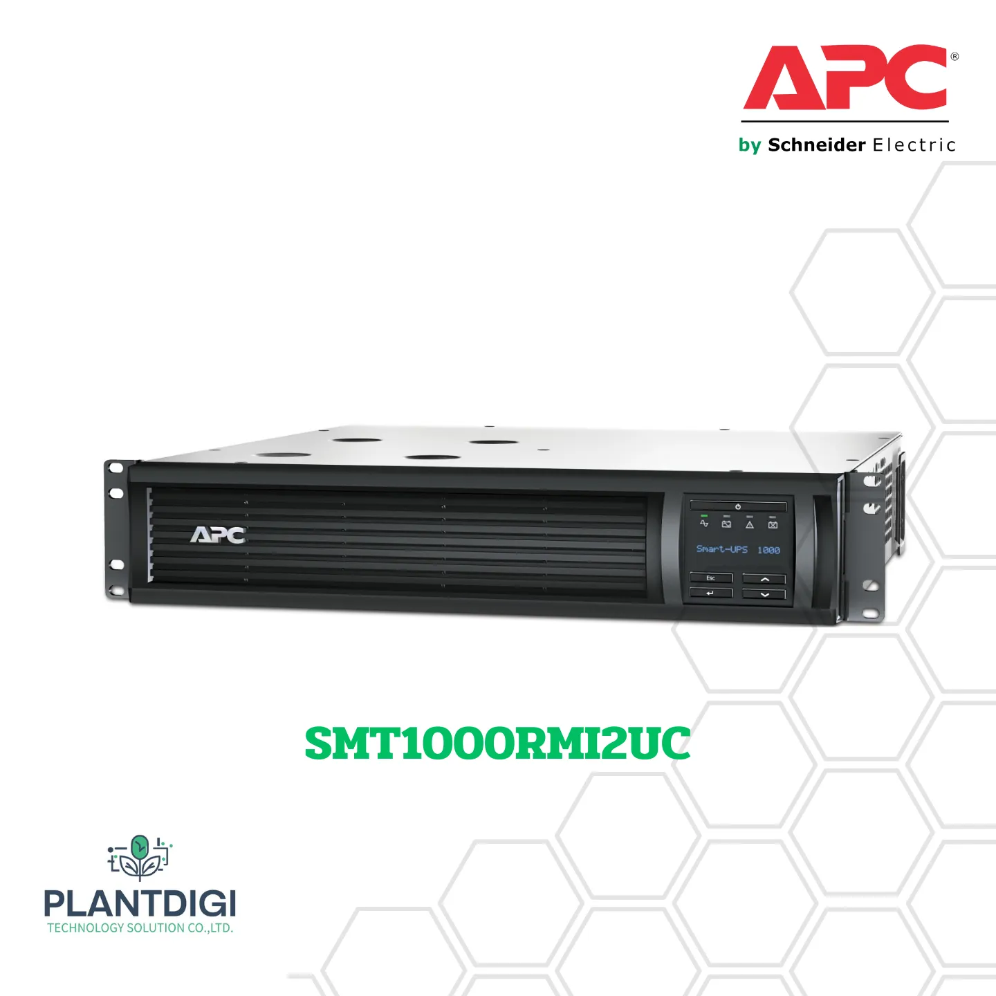 เครื่องสำรองไฟ APC SMT1000RMI2UC รุ่น APC Smart-UPS