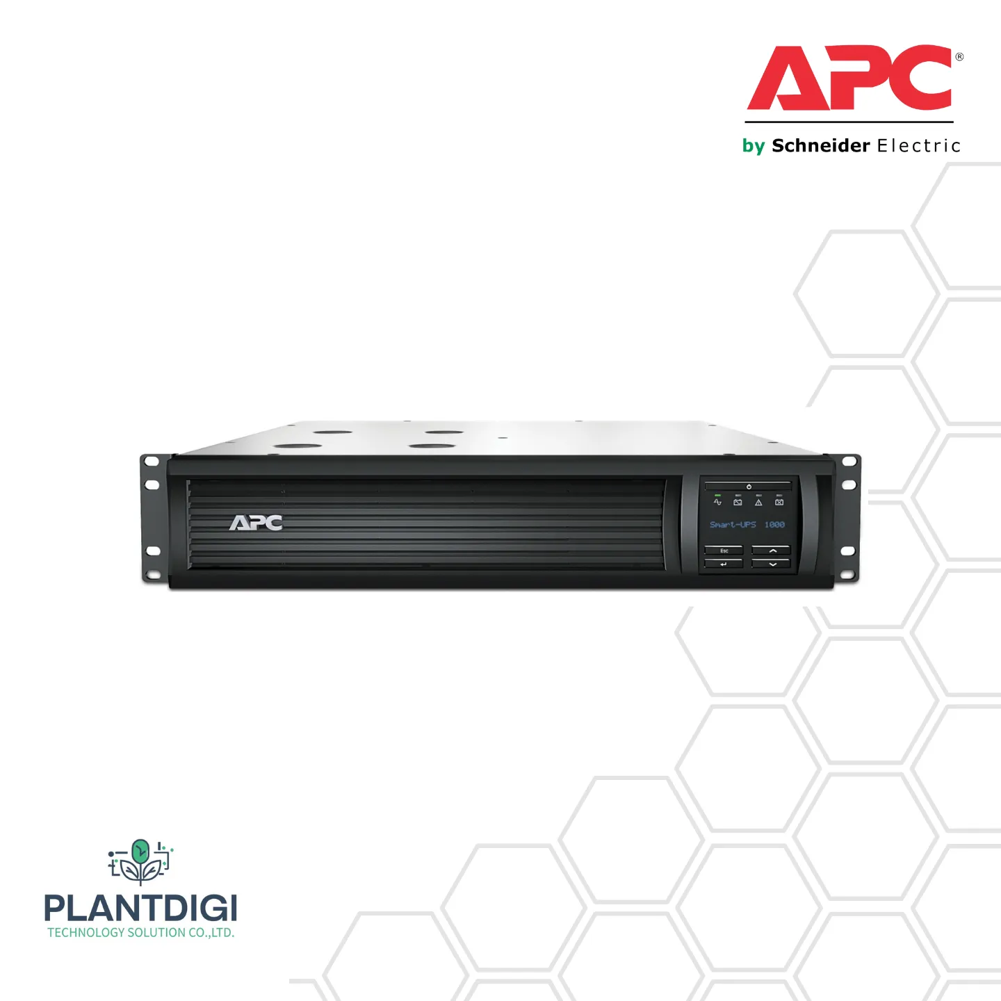 เครื่องสำรองไฟ APC SMT1000RMI2UC รุ่น APC Smart-UPS