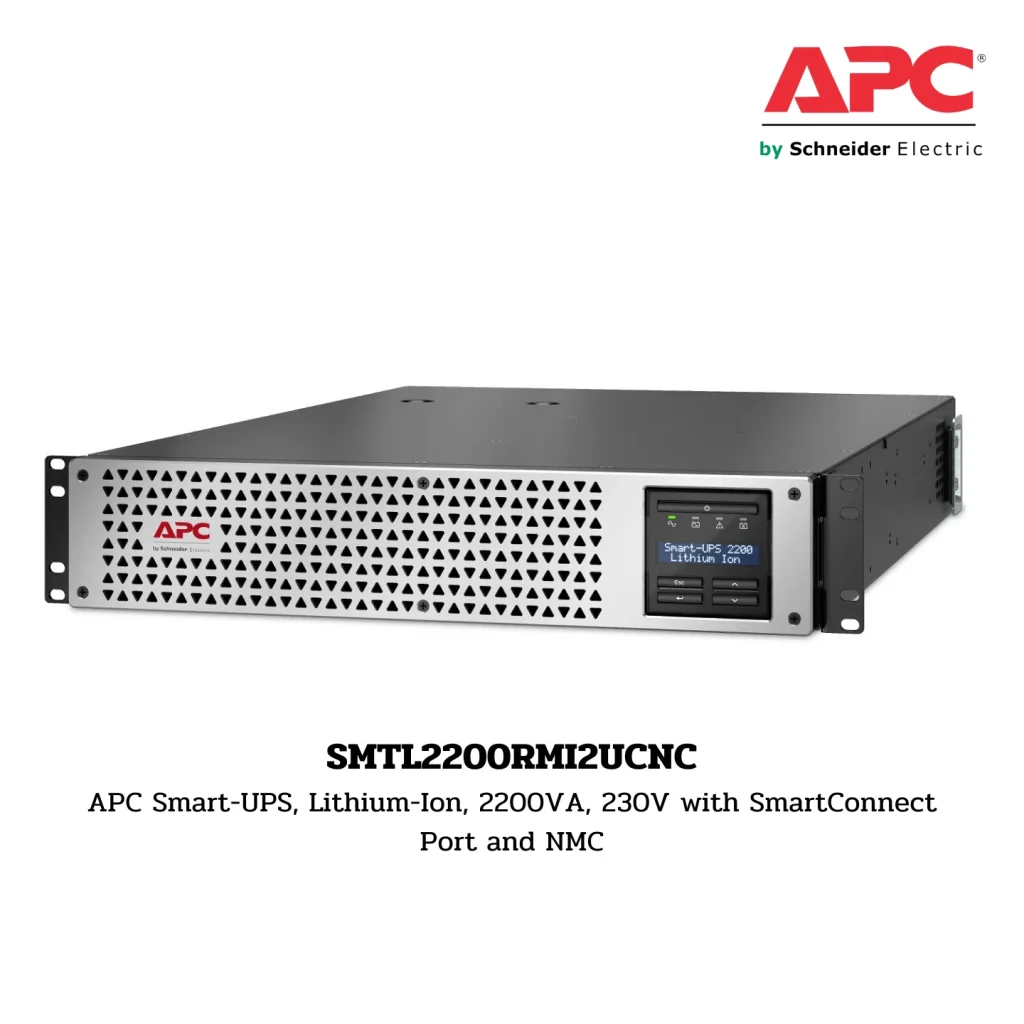 ความแตกต่างของเครื่องสำรองไฟ APC แบตลิเธียมและแบบตะกั่ว-กรด เลือกแบบไหนดีสำหรับธุรกิจคุณ? 6 SMTL2200RMI2UCNC