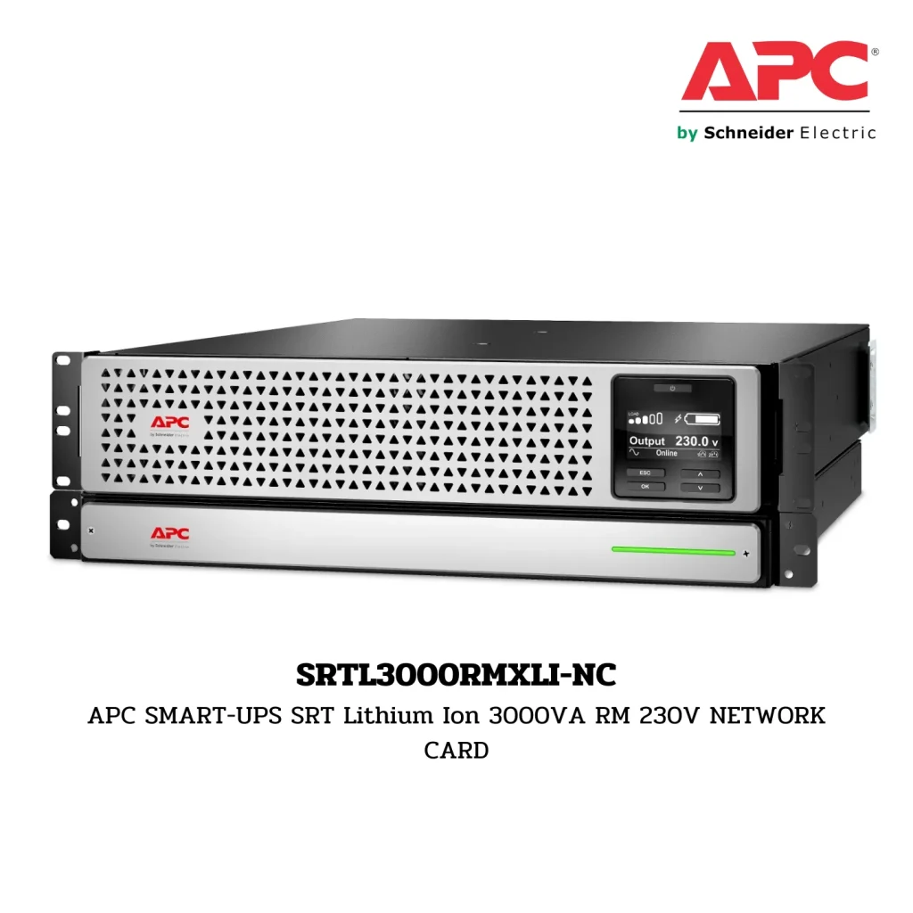 ความแตกต่างของเครื่องสำรองไฟ APC แบตลิเธียมและแบบตะกั่ว-กรด เลือกแบบไหนดีสำหรับธุรกิจคุณ? 8 SRTL3000RMXLI-NC