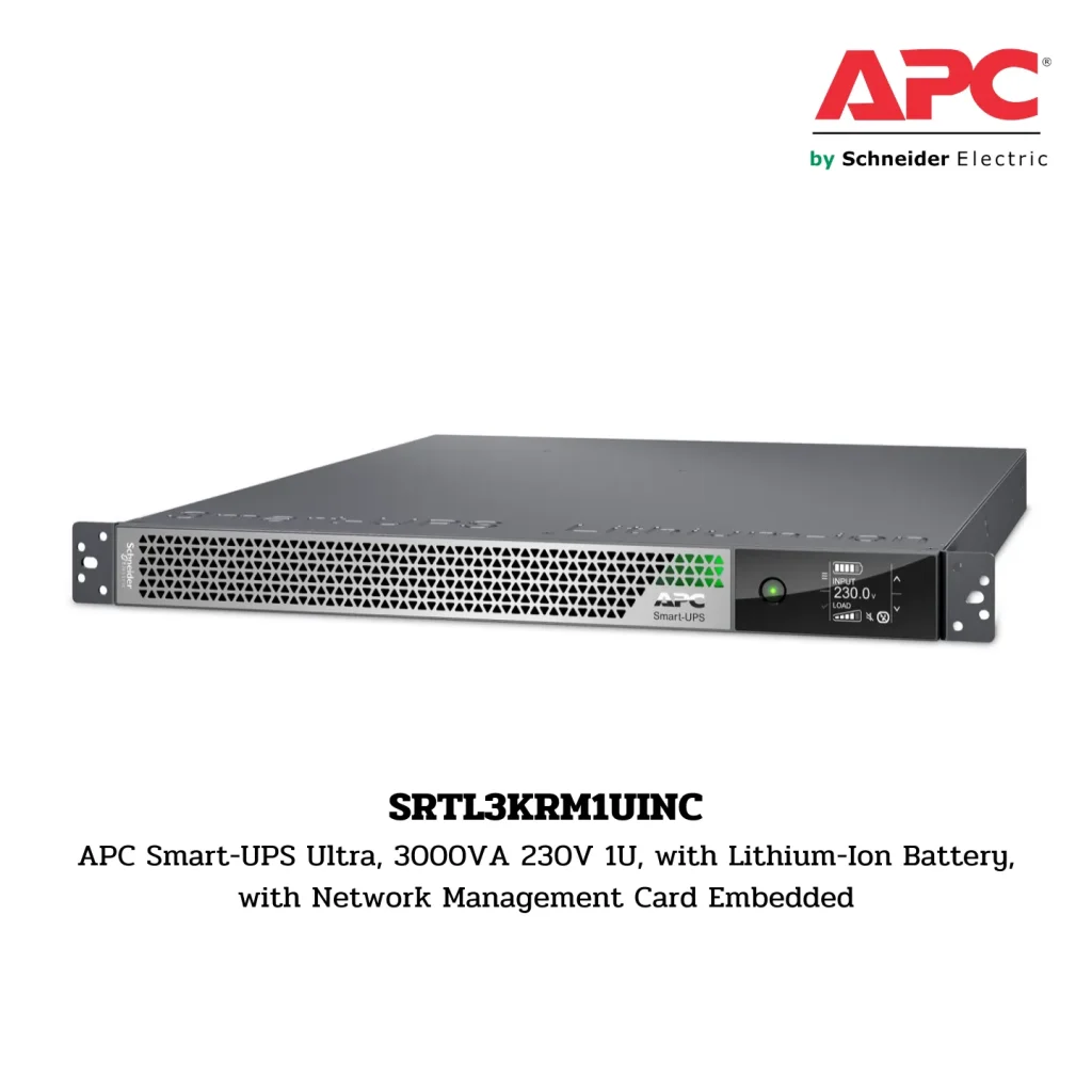 ความแตกต่างของเครื่องสำรองไฟ APC แบตลิเธียมและแบบตะกั่ว-กรด เลือกแบบไหนดีสำหรับธุรกิจคุณ? 7 SRTL3KRM1UINC