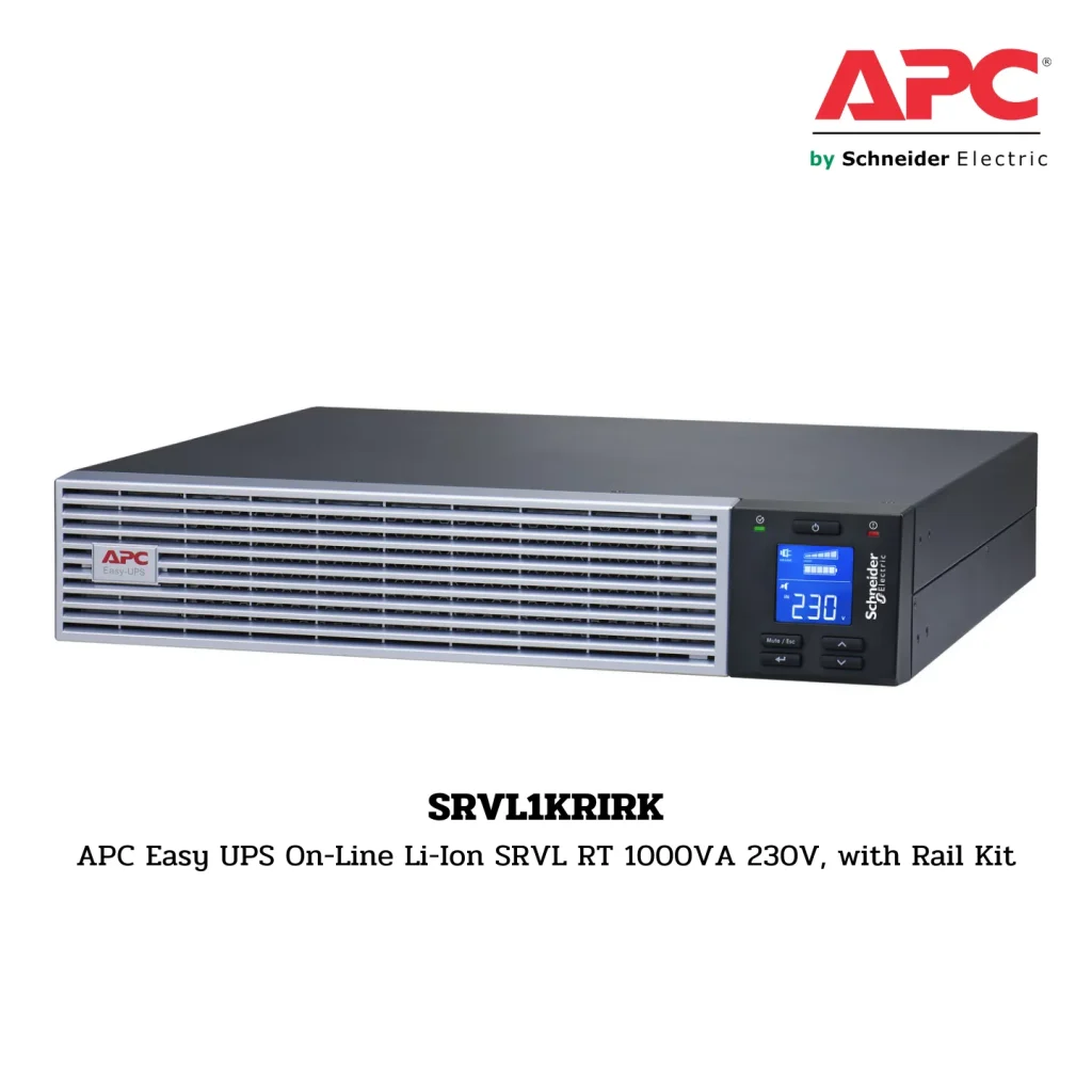 ความแตกต่างของเครื่องสำรองไฟ APC แบตลิเธียมและแบบตะกั่ว-กรด เลือกแบบไหนดีสำหรับธุรกิจคุณ? 2 SRVL1KRIRK