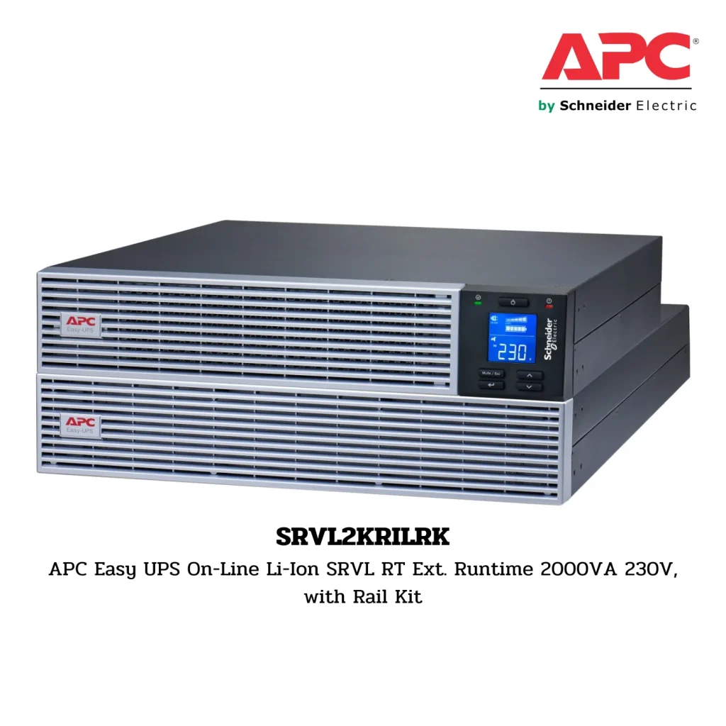 ความแตกต่างของเครื่องสำรองไฟ APC แบตลิเธียมและแบบตะกั่ว-กรด เลือกแบบไหนดีสำหรับธุรกิจคุณ? 3 SRVL2KRILRK