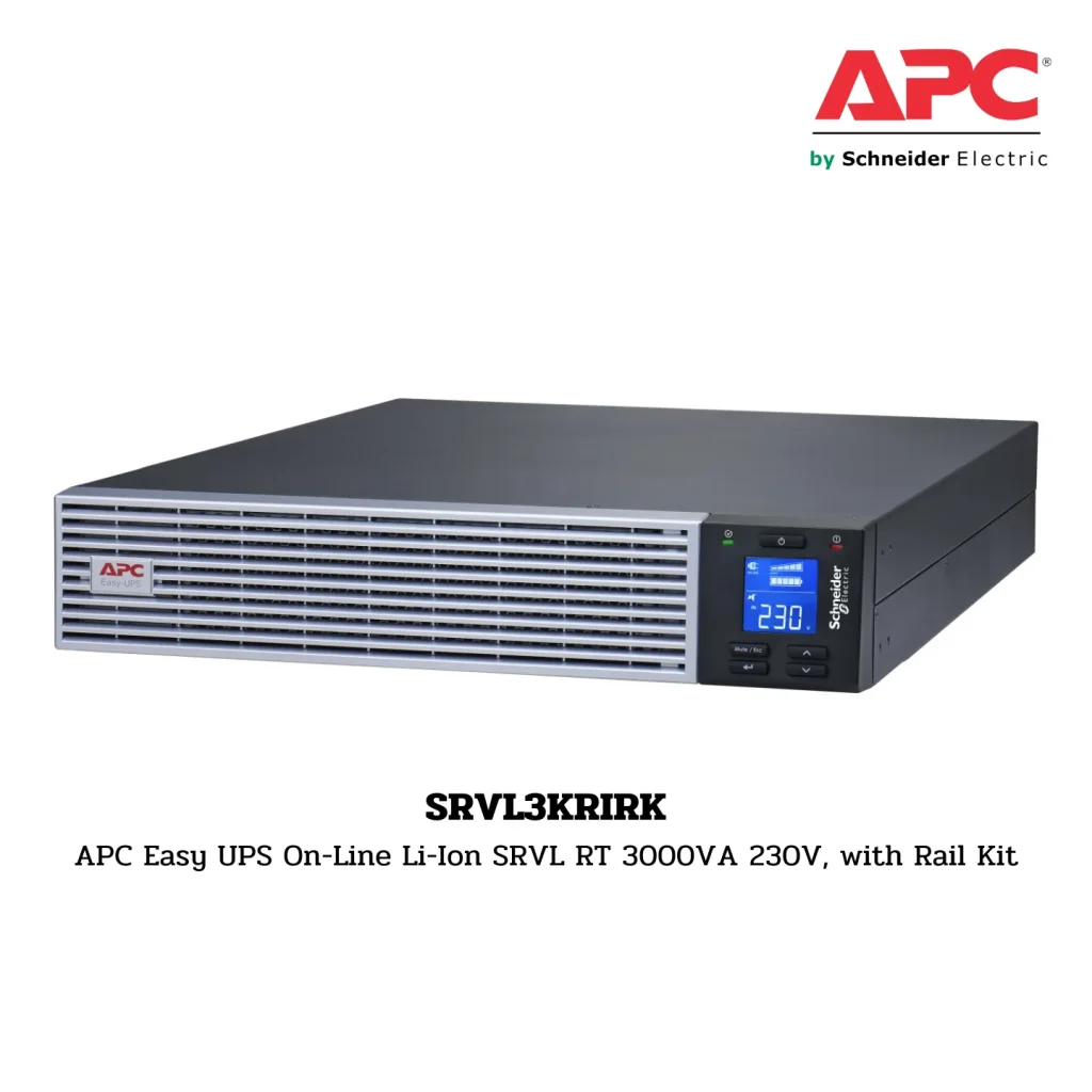 ความแตกต่างของเครื่องสำรองไฟ APC แบตลิเธียมและแบบตะกั่ว-กรด เลือกแบบไหนดีสำหรับธุรกิจคุณ? 4 SRVL3KRIRK