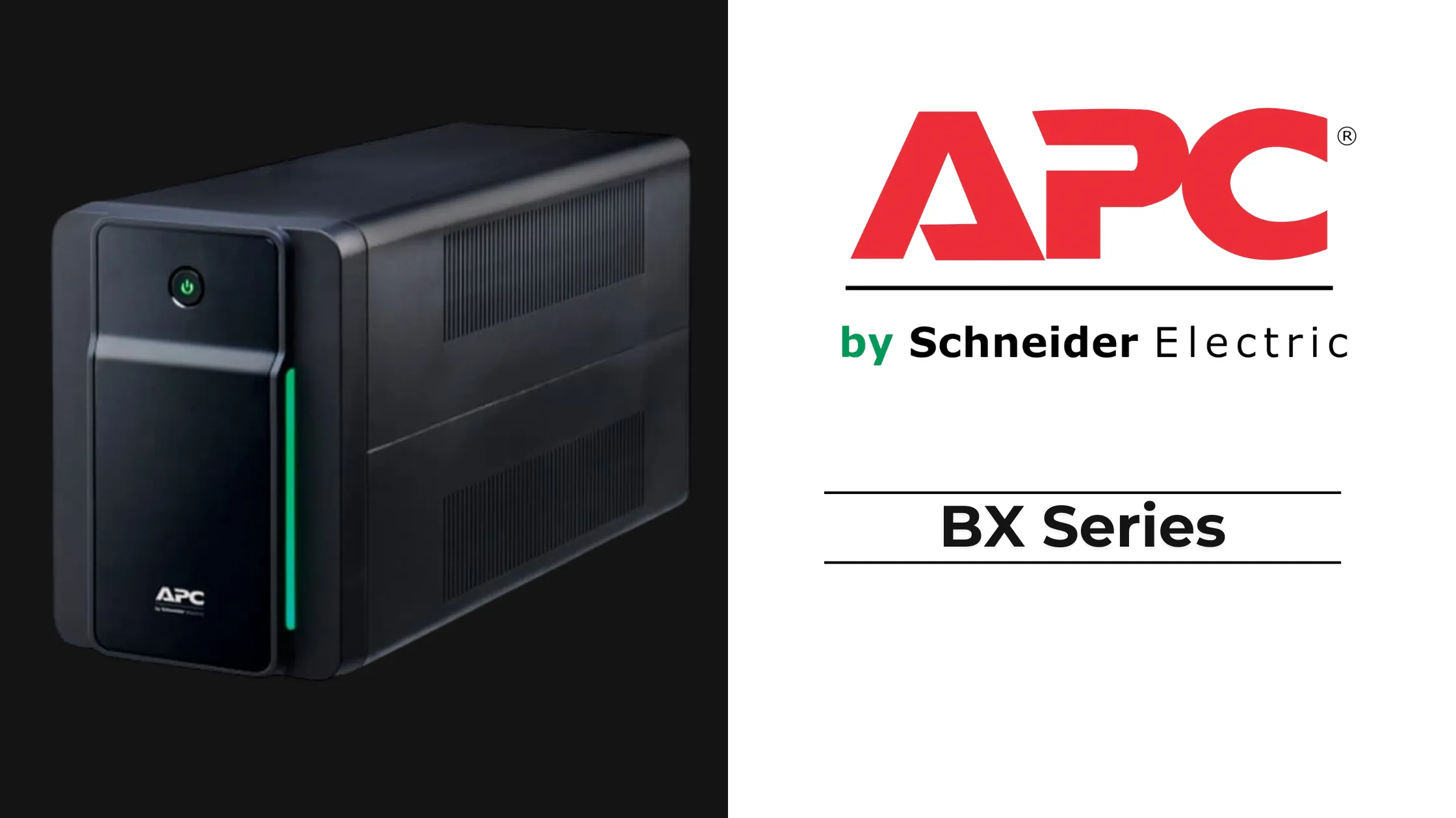 UPS BX Series ผลิตภัณฑ์เครื่องสำรองไฟฟ้าจาก APC by Schneider Electric 1 UPS BX Series