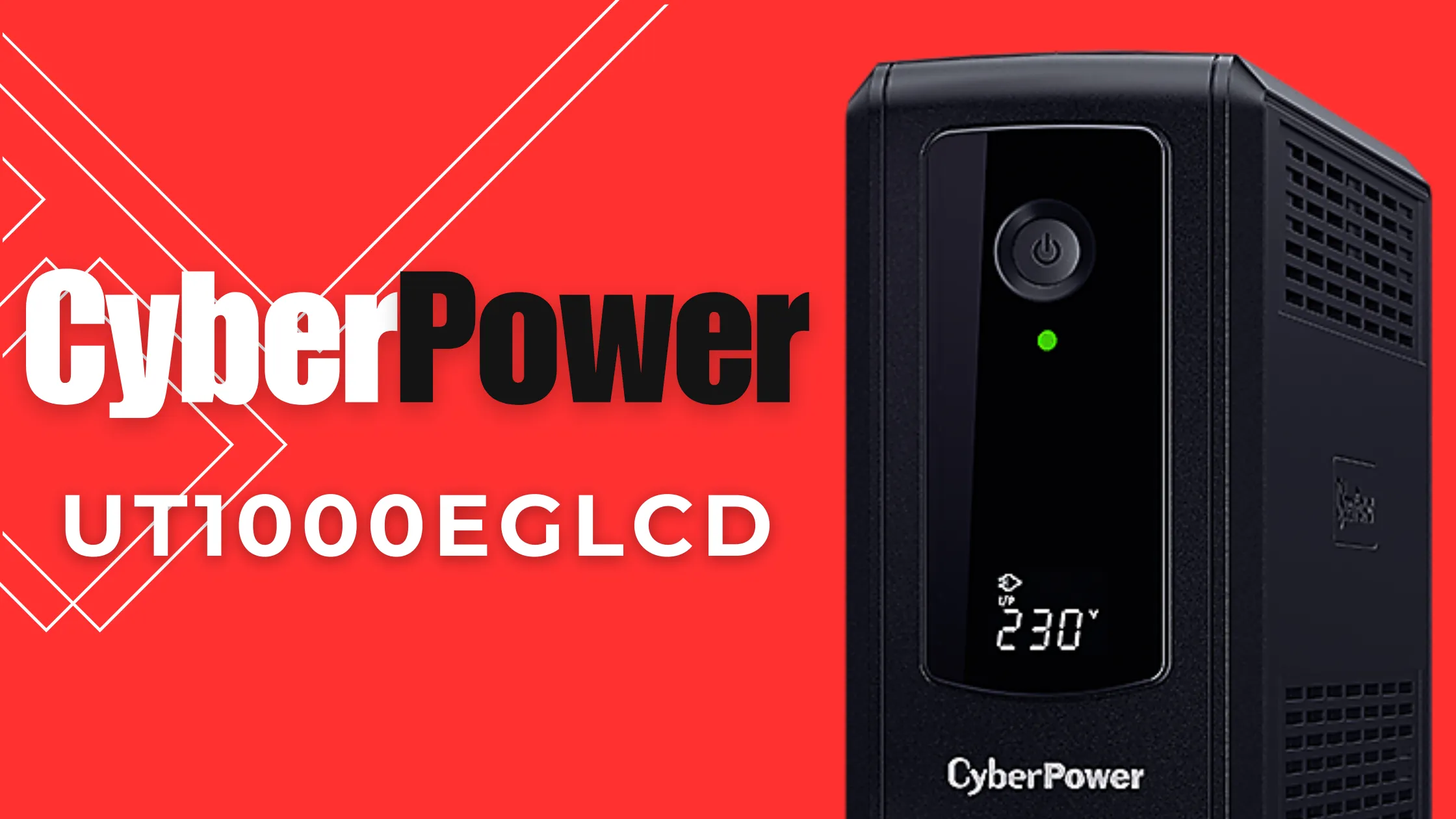 UT1000EGLCD เครื่องสำรองไฟที่ไว้ใจได้สำหรับบ้านและสำนักงานของคุณ 1 UT1000EGLCD