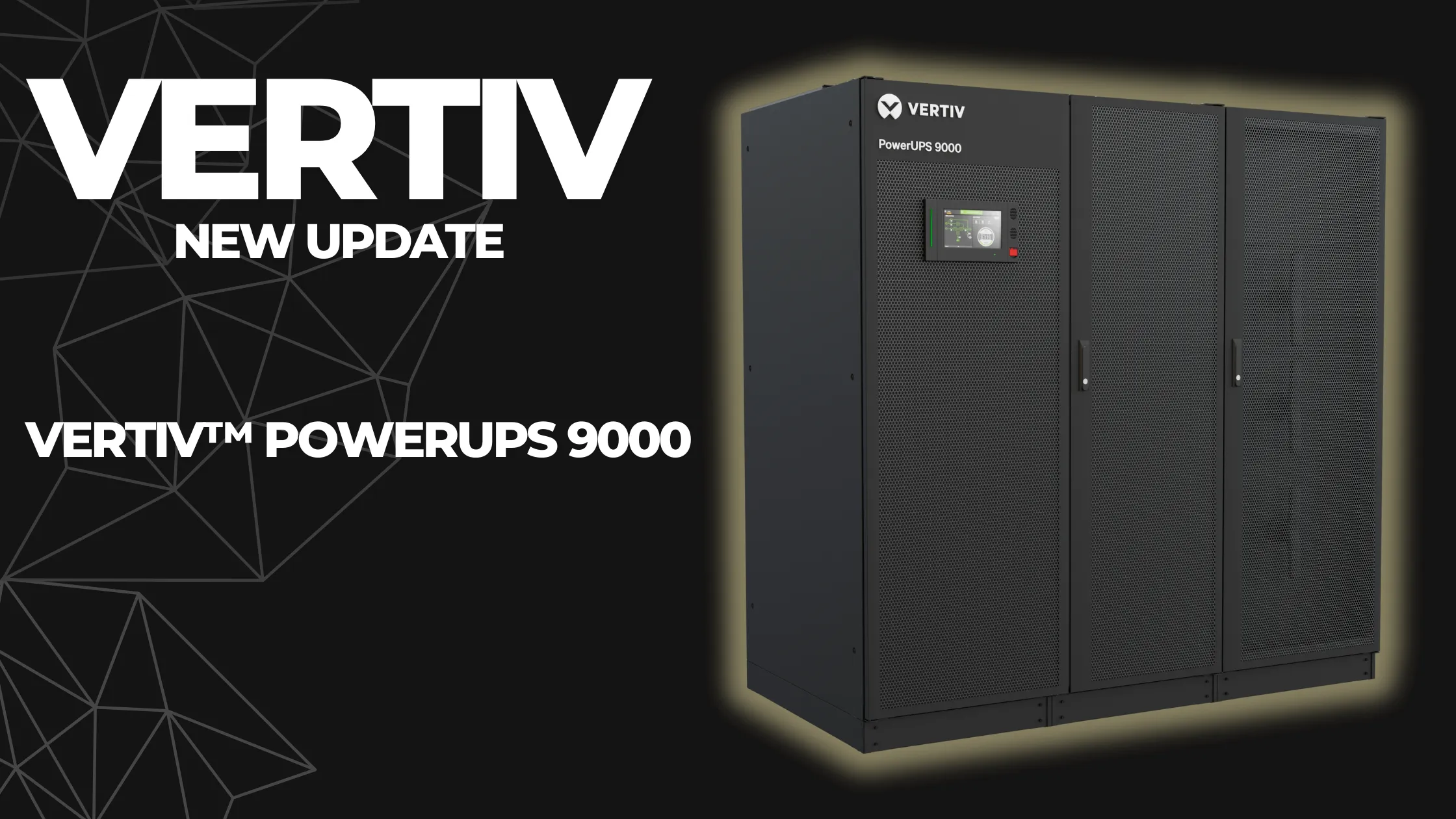 เครื่องสำรองไฟ Vertiv ออก UPS รุ่นใหม่ Vertiv™ PowerUPS 9000 1 PowerUPS 9000
