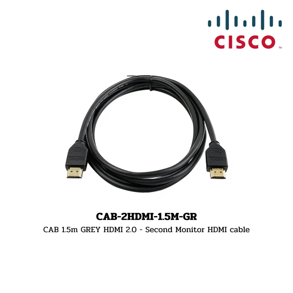 สายนำสัญญาณคืออะไร? รู้จักประเภท การเลือกใช้งาน และวิธีเลือกให้เหมาะกับระบบของคุณ 6 CAB 2HDMI 1.5M GR