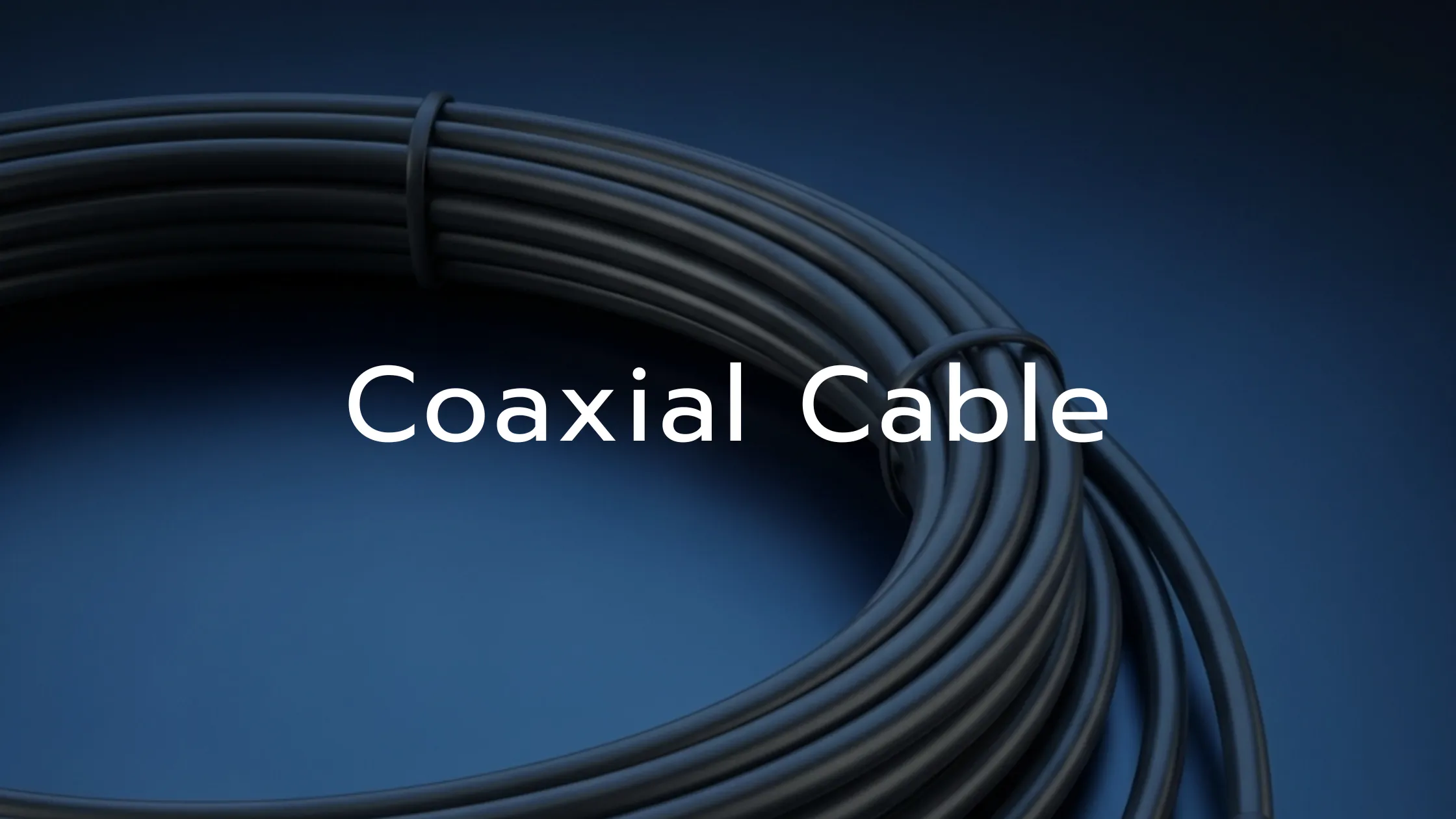 Coaxial Cable คืออะไร? ทำความรู้จักสายโคแอกเชียล การใช้งาน และวิธีเลือกให้เหมาะกับระบบของคุณ 1 Coaxial Cable คือ