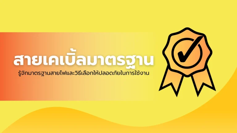 สายเคเบิ้ลมาตรฐานคือ