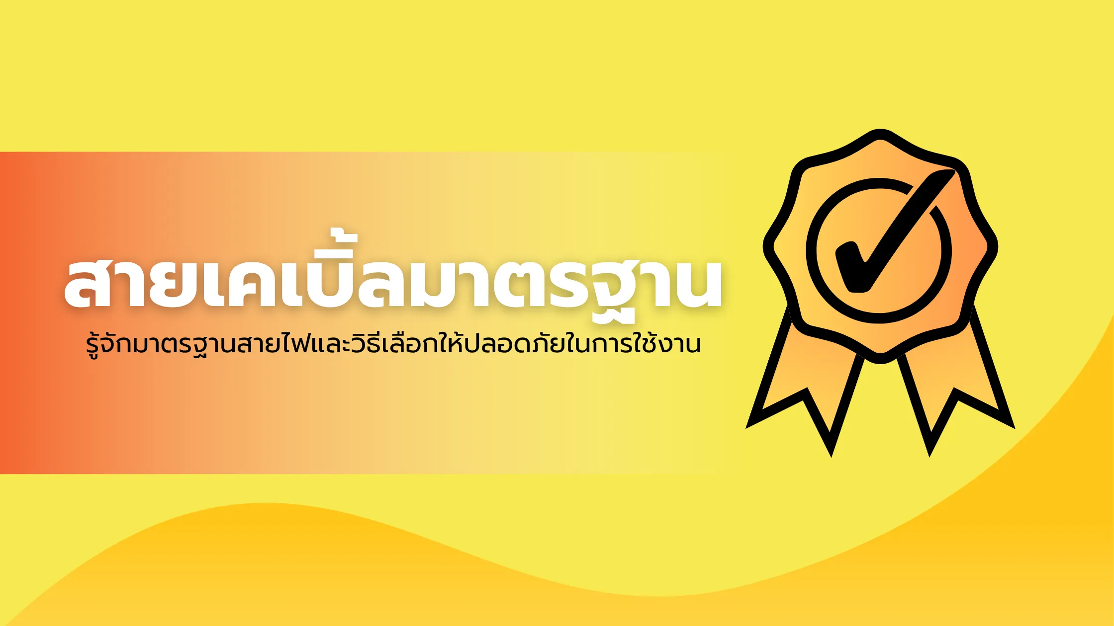 สายเคเบิ้ลมาตรฐานคืออะไร? รู้จักมาตรฐานสายไฟ 1 สายเคเบิ้ลมาตรฐานคือ