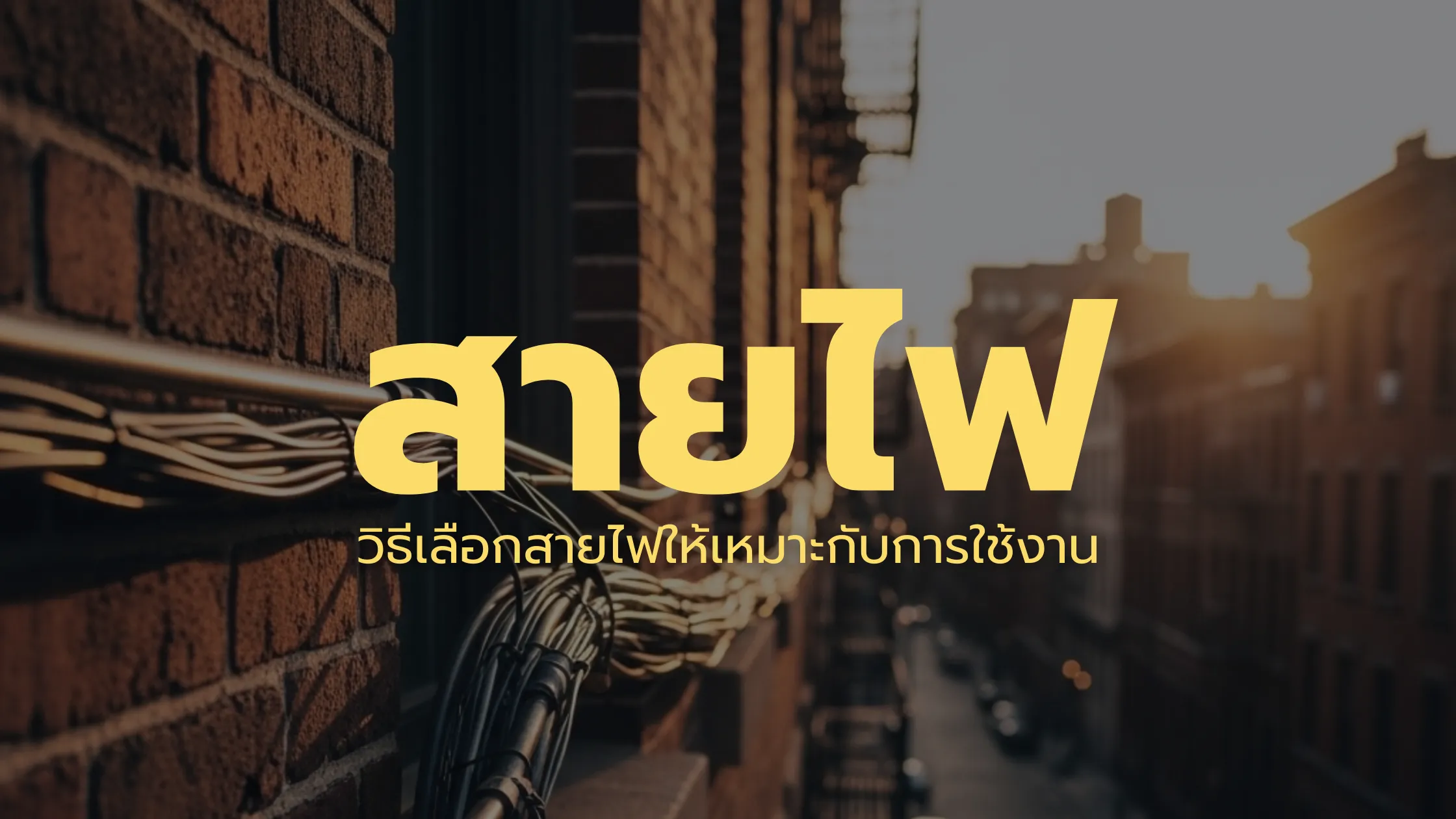 สายไฟคือ