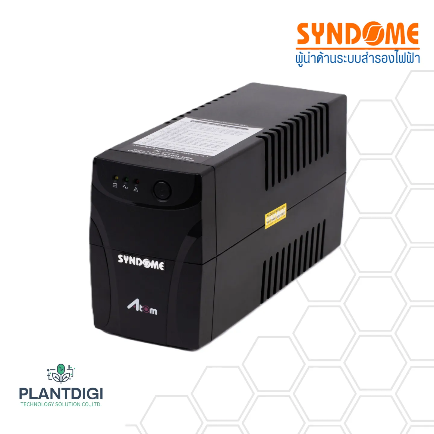 เครื่องสำรองไฟ Syndome ATOM-800I-LED (800VA/480Watt) 8 เครื่องสำรองไฟ Syndome ATOM-800I-LED (800VA/480Watt)