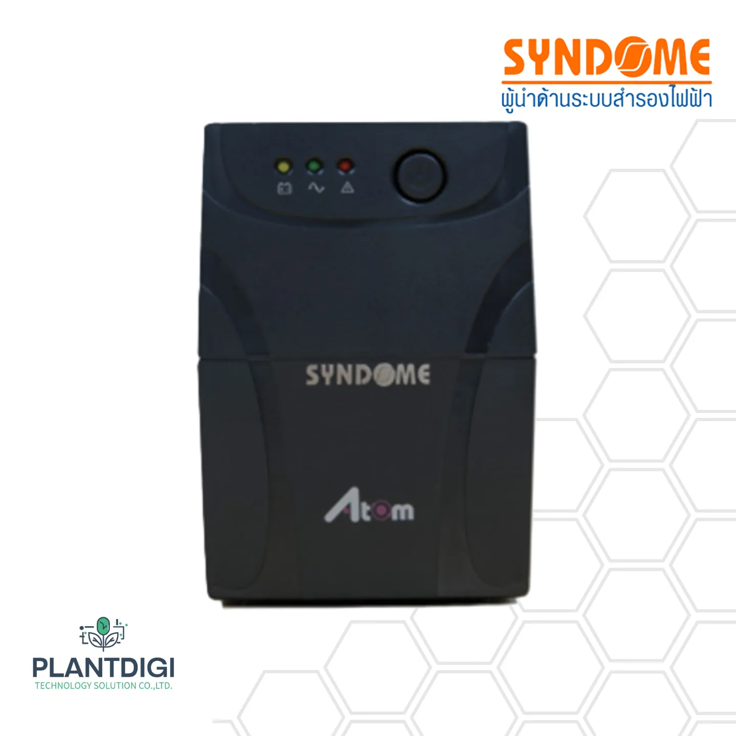 เครื่องสำรองไฟ Syndome ATOM-850I-LED (850VA/480Watt) 5 เครื่องสำรองไฟ Syndome ATOM-850I-LED (850VA/480Watt)