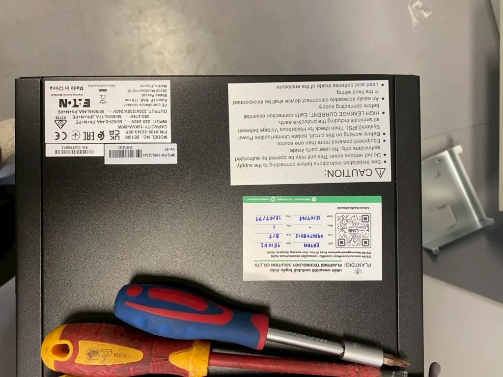 ติดตั้งเครื่องสำรองไฟฟ้า (UPS) EATON รุ่น 9E10KI ขนาด 10 kVA โรงเรียนสาธิตนานาชาติ มหาวิทยาลัยมหิดล