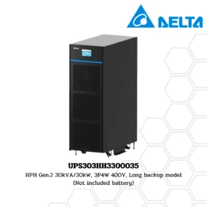 เครื่องสำรองไฟ Delta HPH Gen2 30kVA/30kW w/o BAT (UPS303HH3300035)