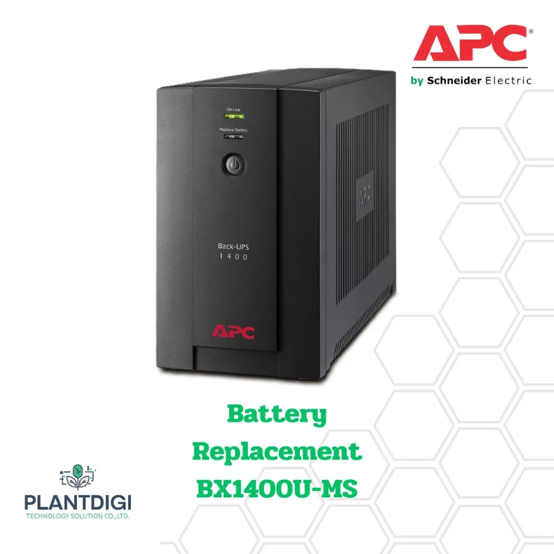 เปลี่ยนแบตเตอรี่ UPS APC BX1400U-MS 1 เปลี่ยนแบตเตอรี่ UPS APC BX1400U-MS