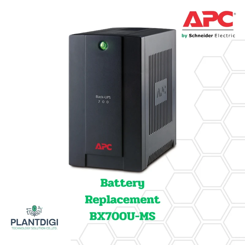 เปลี่ยนแบตเตอรี่ UPS APC BX700U-MS 1 เปลี่ยนแบตเตอรี่ UPS APC BX700U-MS