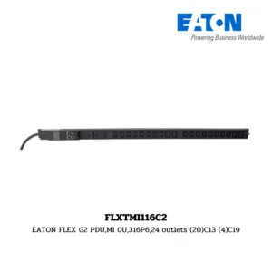 Eaton FLEX G2 PDU,MI 0U,316P6,24 outlets (20)C13 (4)C19 (FLXTMI116C2)